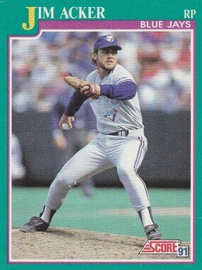 Jim Acker - Score 91 Baseball Card